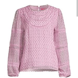 NWT LILLY PULITZER BRILEY METALLIC TOP XL